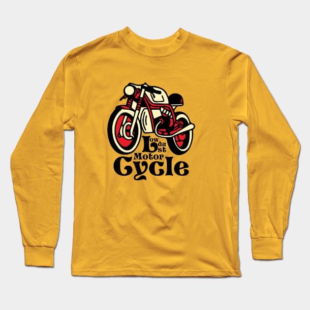 low dust motorcycle Long Sleeve T-Shirt by ZenZainTees